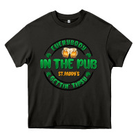 Asphalt everybody in the pub getting tipsy Heavy Core Tee - MaliasSmallBusiness