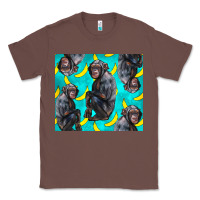 Chestnut Chimpanzee And Banana Classic Tee - LillyAllenDesigns