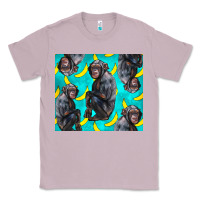 Lilac Chimpanzee And Banana Classic Tee - LillyAllenDesigns