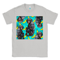 Moon Dust Chimpanzee And Banana Classic Tee - LillyAllenDesigns