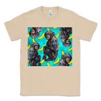 Mushroom Chimpanzee And Banana Classic Tee - LillyAllenDesigns