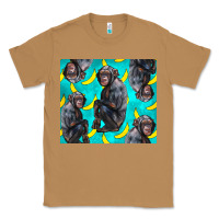 Toasted Coconut Chimpanzee And Banana Classic Tee - LillyAllenDesigns
