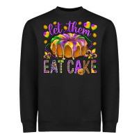 Black Let them eat cake Heavyweight Sweatshirt - HowdyJamesFarm