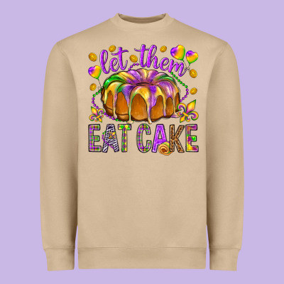 Let Them Eat Cake Heavyweight Sweatshirt Designed By Howdyjamesfarm