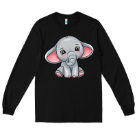 Black elephant Long Sleeve Tee - texasbilliewilder
