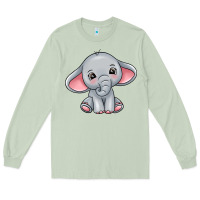 Matcha elephant Long Sleeve Tee - texasbilliewilder