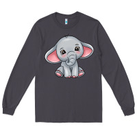 Smoke elephant Long Sleeve Tee - texasbilliewilder