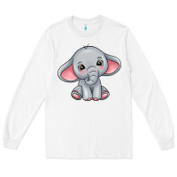 White elephant Long Sleeve Tee - texasbilliewilder