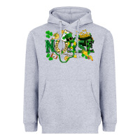 Heather Grey nurse st patrick Heavyweight Hoodie - FaDigitalArtStudio