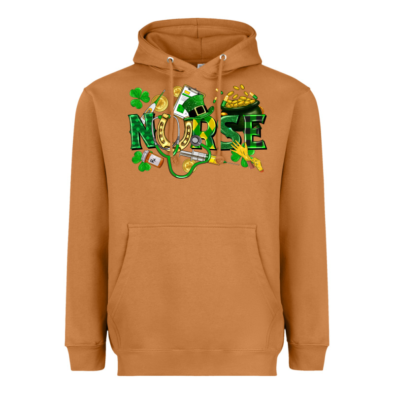 Nurse St Patrick Heavyweight Hoodie by FaDigitalArtStudio | Teevron