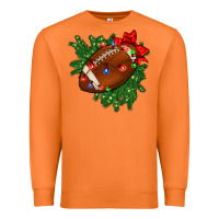 Carrot american football christmas with lights and ribbon Premium Sweatshirt - FaDigitalArtStudio