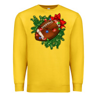 Lemon american football christmas with lights and ribbon Premium Sweatshirt - FaDigitalArtStudio