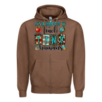 Chestnut it's a good day to teach tiny humans Zipper Hoodie - OliviaCreatesArt