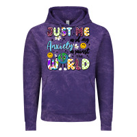 Cloud Purple just me and my anxiety against the world Vintage Hoodie - Artiststas