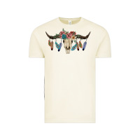 Vintage Arctic Texas Longhorn Bull Skull Vintage Tee - JahusDesignShop