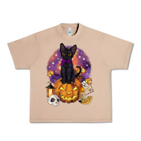 Burro halloween black cat pumpkin Urban Heavy Tee - BarkalooDesign
