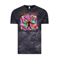 Cloud Black free spirit dream on dreamer Vintage Tee - Artiststas