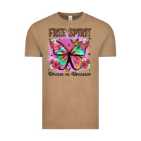 Vintage Coffee free spirit dream on dreamer Vintage Tee - Artiststas