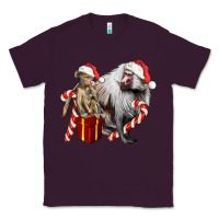 Plum Christmas Baboon Baby And Mama Classic Tee - LillyAllenDesigns
