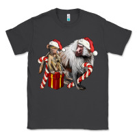 Smoke Christmas Baboon Baby And Mama Classic Tee - LillyAllenDesigns