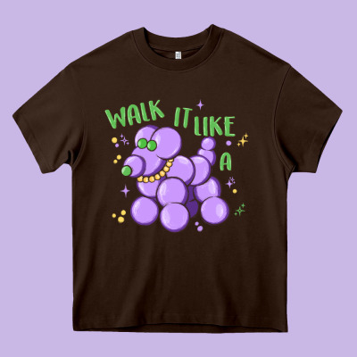Walk It Like A Heavy Core Tee Designed By Maliassmallbusiness