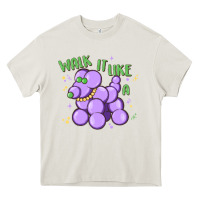 Cream walk it like a Heavy Core Tee - MaliasSmallBusiness