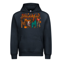 Navy thankful mama cow Urban Hoodie - RacoonDesign