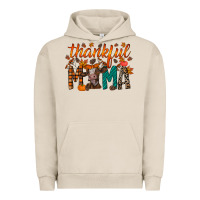 Pigment French Oak thankful mama cow Urban Hoodie - RacoonDesign