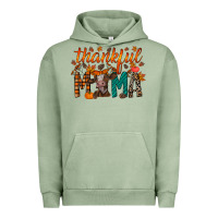 Pigment Oil Green thankful mama cow Urban Hoodie - RacoonDesign