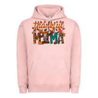 Pigment Salmon thankful mama cow Urban Hoodie - RacoonDesign