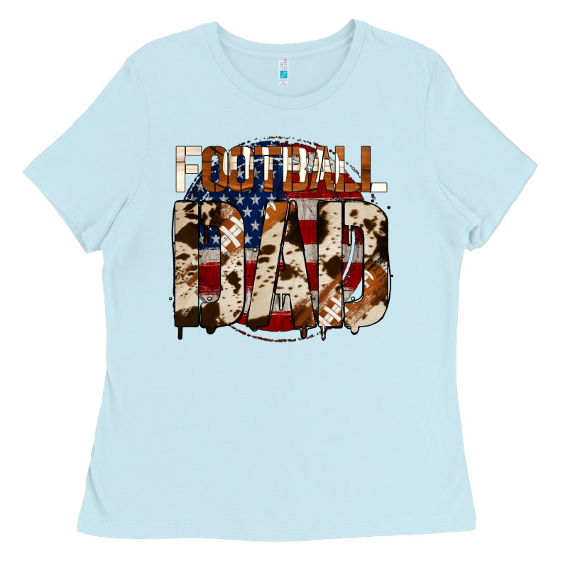 American Football Dad Ladies Tee by Jasminsmagicworld | Teevron