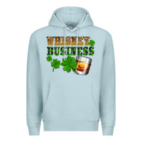 Blue Mist St. Patrick's Day whiskey business Premium Hoodie - OliviaCreatesArt