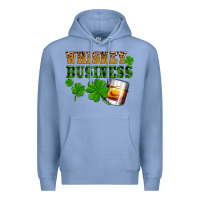 Colony Blue St. Patrick's Day whiskey business Premium Hoodie - OliviaCreatesArt