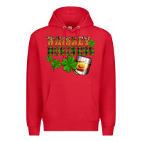 Red St. Patrick's Day whiskey business Premium Hoodie - OliviaCreatesArt