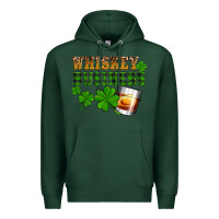 Sports Green St. Patrick's Day whiskey business Premium Hoodie - OliviaCreatesArt