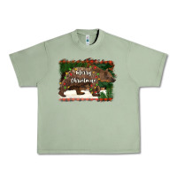 Oil Green merry christmas bear Urban Heavy Tee - BarkalooDesign