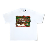 White merry christmas bear Urban Heavy Tee - BarkalooDesign