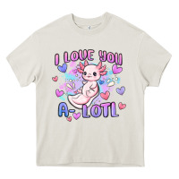 Cream love you a lotl Heavy Core Tee - MaliasSmallBusiness