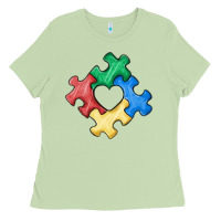 Matcha autism puzzle Ladies Tee - MaliasSmallBusiness