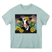 Arona cow cactus and sunflower Heavy Core Tee - AdoDesignShop