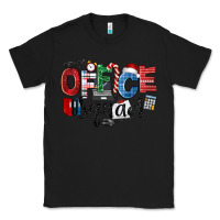 Black Office Squad Christmas Classic Tee - LillyAllenDesigns