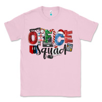 Bubblegum Pink Office Squad Christmas Classic Tee - LillyAllenDesigns