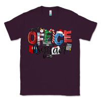 Plum Office Squad Christmas Classic Tee - LillyAllenDesigns