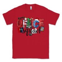 Red Office Squad Christmas Classic Tee - LillyAllenDesigns