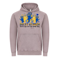 Vintage Zinc for my students down syndrome awareness day Vintage Hoodie - Artiststas