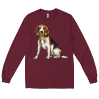 Beagle With Overflow Long Sleeve Tee | Teevron