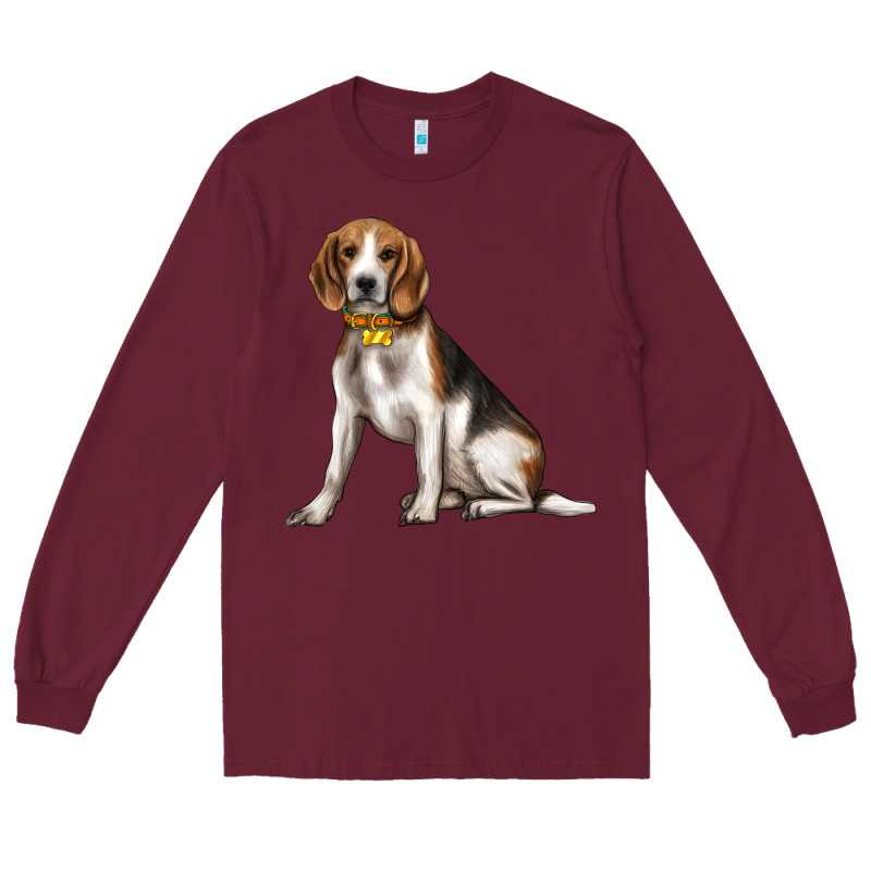 Beagle With Overflow Long Sleeve Tee by texasbilliewilder | Teevron