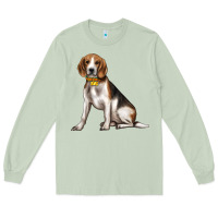 Matcha beagle with overflow Long Sleeve Tee - texasbilliewilder