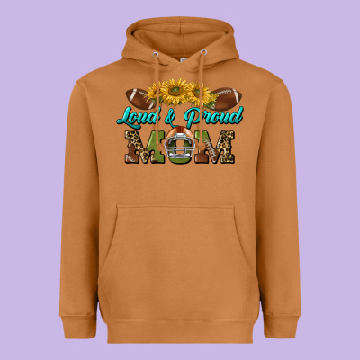 Loud And Proud Mom Heavyweight Hoodie Designed By Bundleandbundleshop