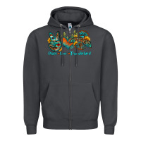 Smoke peace love thunderbird Zipper Hoodie - OliviaCreatesArt